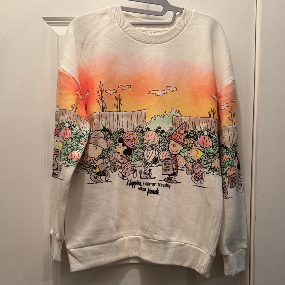 Peanuts Halloween Trick or Treat Pullover